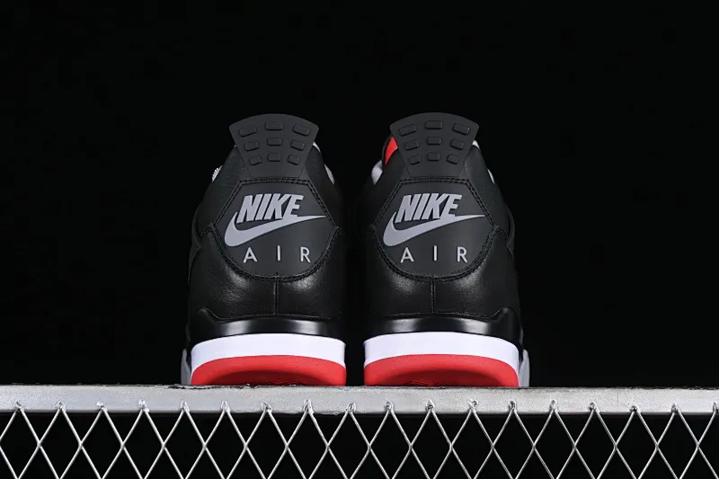All categories Air Jordan Jordan series basketball shoes Air Jordan 4 GX foreign trade version Air Jordan 4 Retro "Bred Reimagined" AJ4 Joe 4 black red FV5029-006